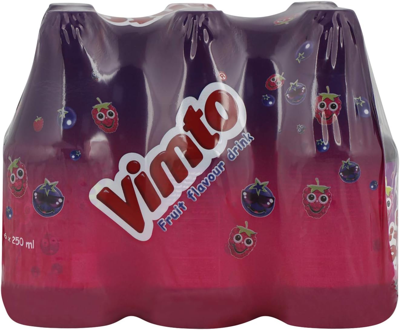 Vimto Fruit Flavoured Drink in Pet Bottle, 6 x 250 ml