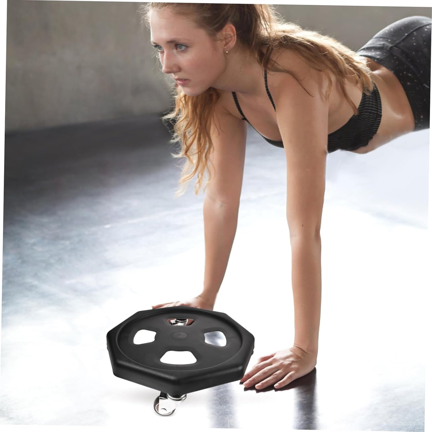 INOOMP Abdominal Training Discs with Knee Pad Multi-Functional Fitness Equipment for Full-Body Workouts Portable Sliding Plates for All Fitness Levels Stylish Colors