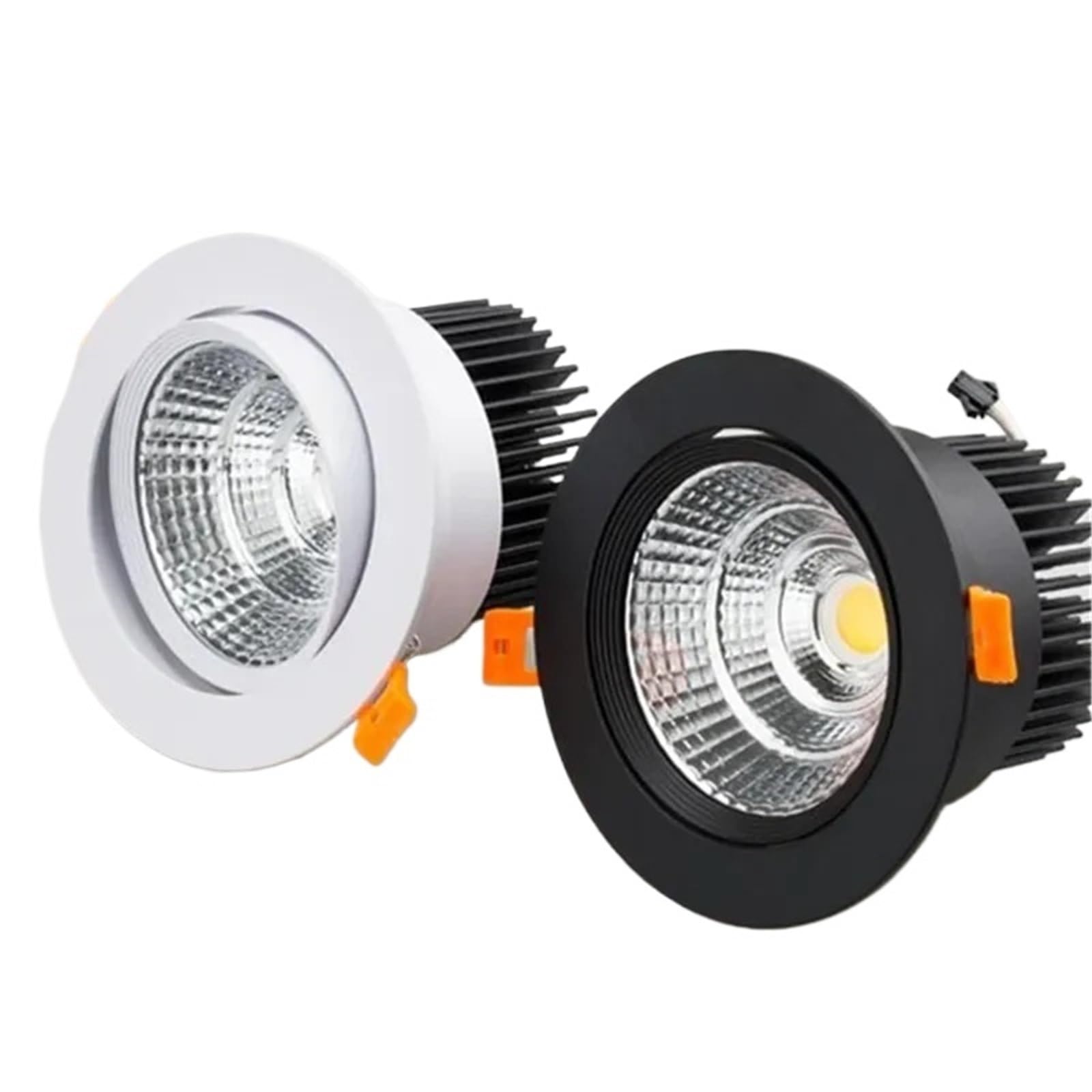 LJLJCQCNS LED Downlights Chip COB Recessed Ceiling Lamps Spot Lights(Cold White 6000K,12W White)