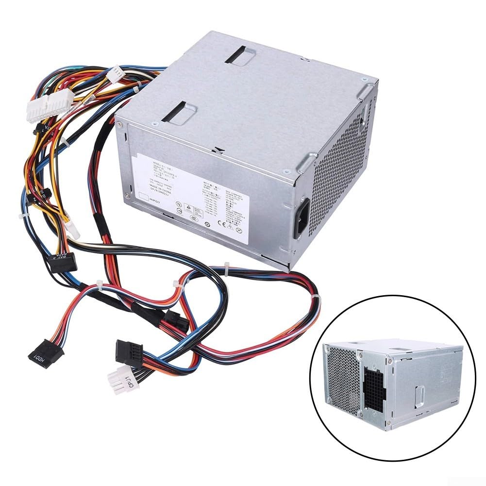 Alimentatore di alimentazione per Dell T3500, D525AF-00 525W PSU con cavo, compatibile H525AF-00 H525EF-00 HP-D5252E0 alimentatore di ricambio