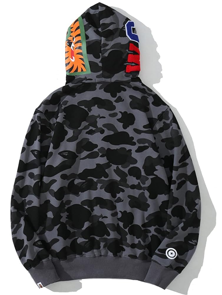 【希少】APE  PATTERN ZIP SWEAT SHIRT L 希少】APE PATTERN ZIP SWEAT SHIRT L 希少】APE SNOW PATTERN