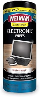 Weiman Electronic Wipes Canister 30 Count