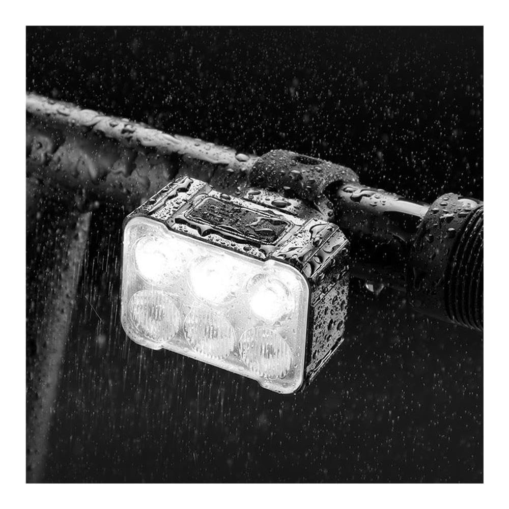 Juego de Luces LED Recargables for Bicicleta: Faro y luz Trasera Brillantes