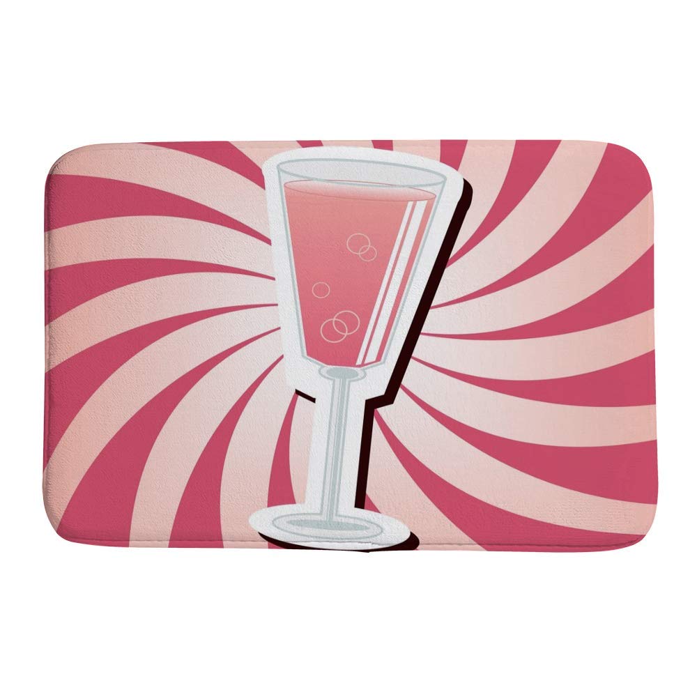 Tapis de bain milkshake rose pour une salle de bain cosy