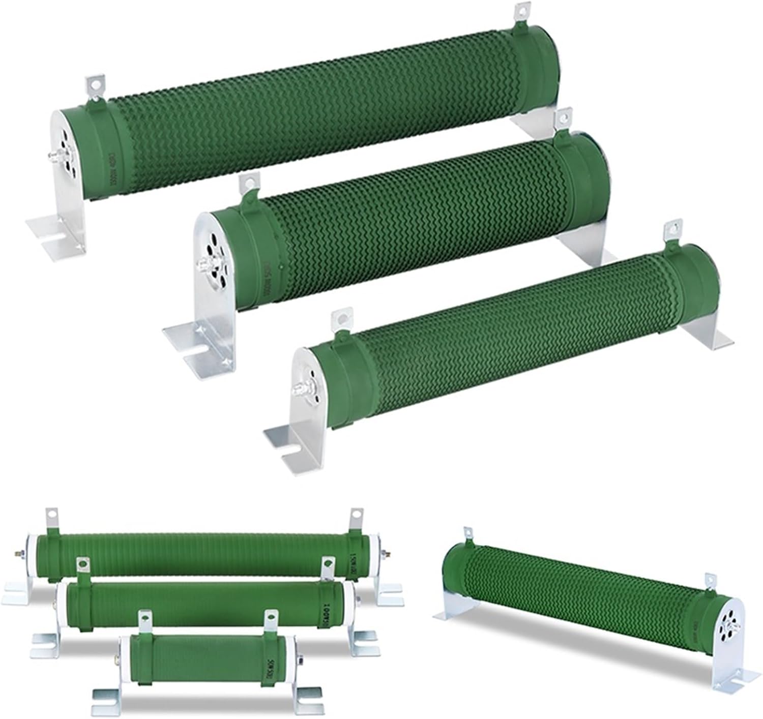 Power Bellows Ceramic Load Winding Fixed Resistor Rxhg 800W1200W3000W4000W5000W Elevator Frequency Converter Brake Resistor 1Pcs(5000 Watts,2K Ohm)