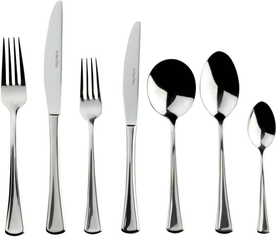 Arthur Price Apollo 6 Person Boxed Set, Stainless Steel, 44-Piece