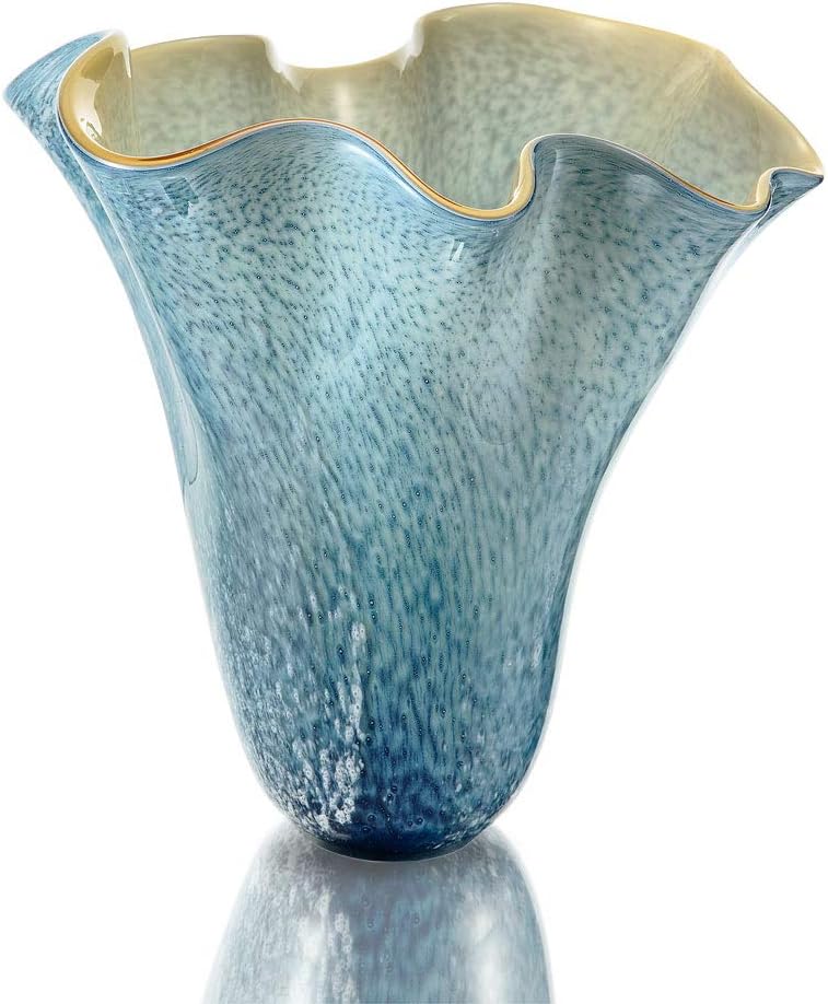 Anecdotal Aardvark Sand and Sea Art Glass Vase