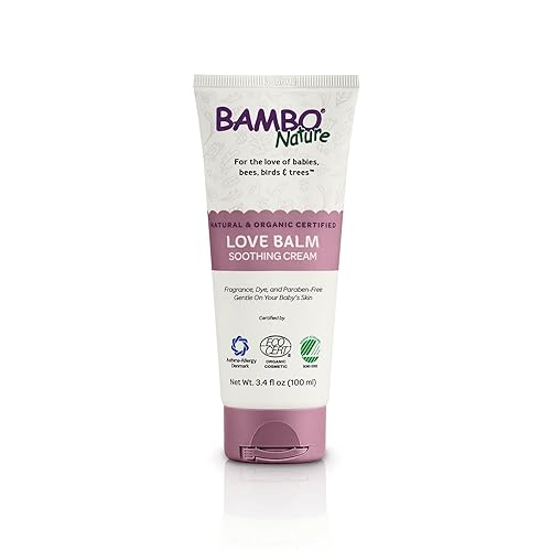 Bambo Nature Crema calmante Love Balm, tubo de 3.4 onzas líquidas, 1 unidad