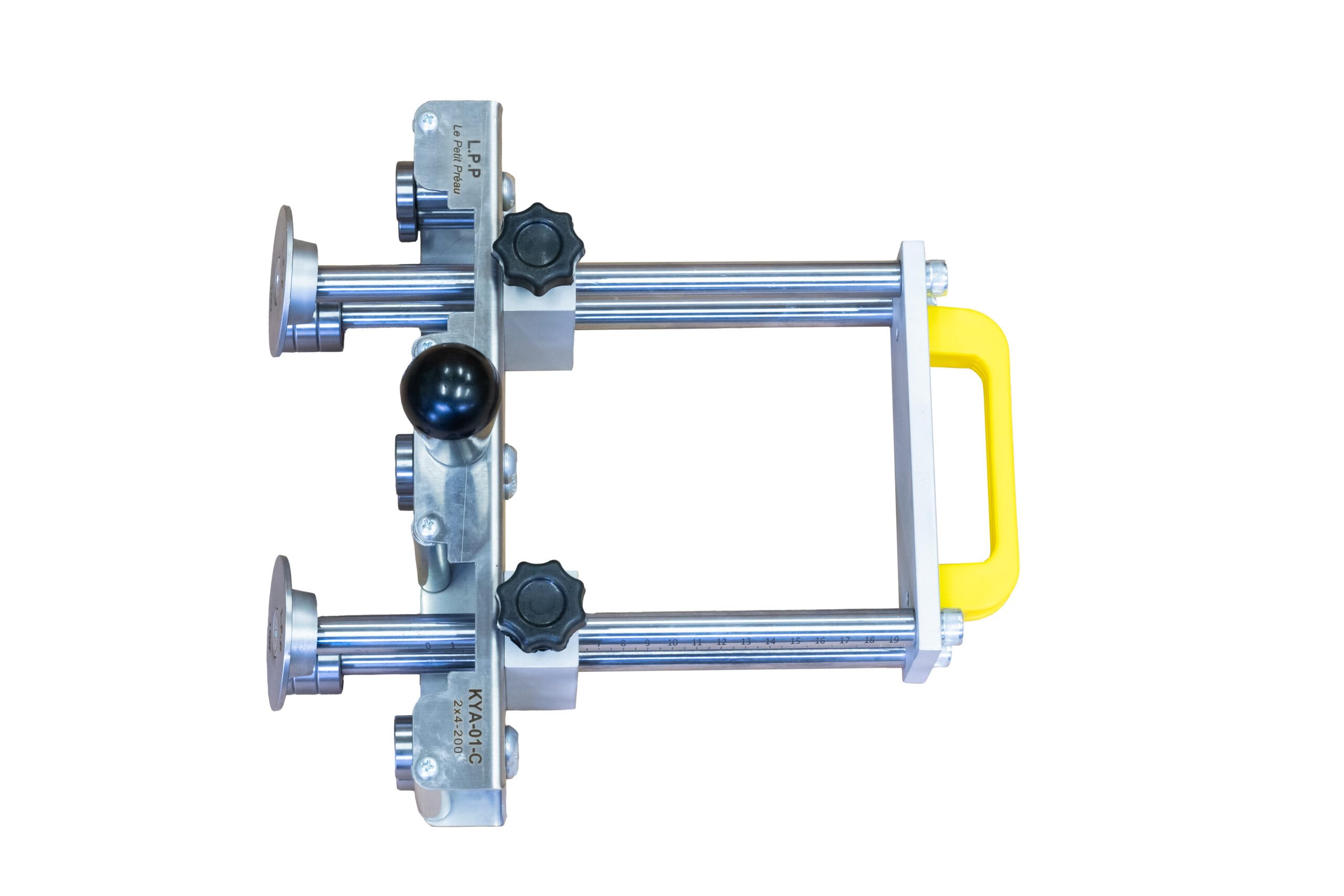 Plegadora manual de mano - Doble columna - 200 mm - KYA - 4 rodillos de guía - LPP