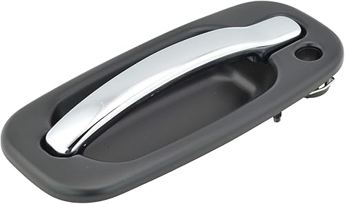 Miniatura 164 de TRQ Manija de la puerta exterior trasera izquierda del lado del conductor negra compatible con Honda Civic 2001-2005