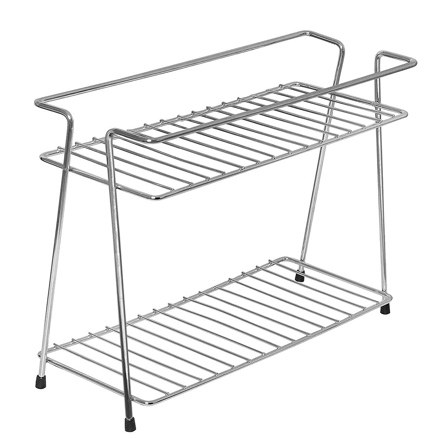 SPARTAN STEEL Stainless Steel Spice 2Tier Trolley Container Kitchen