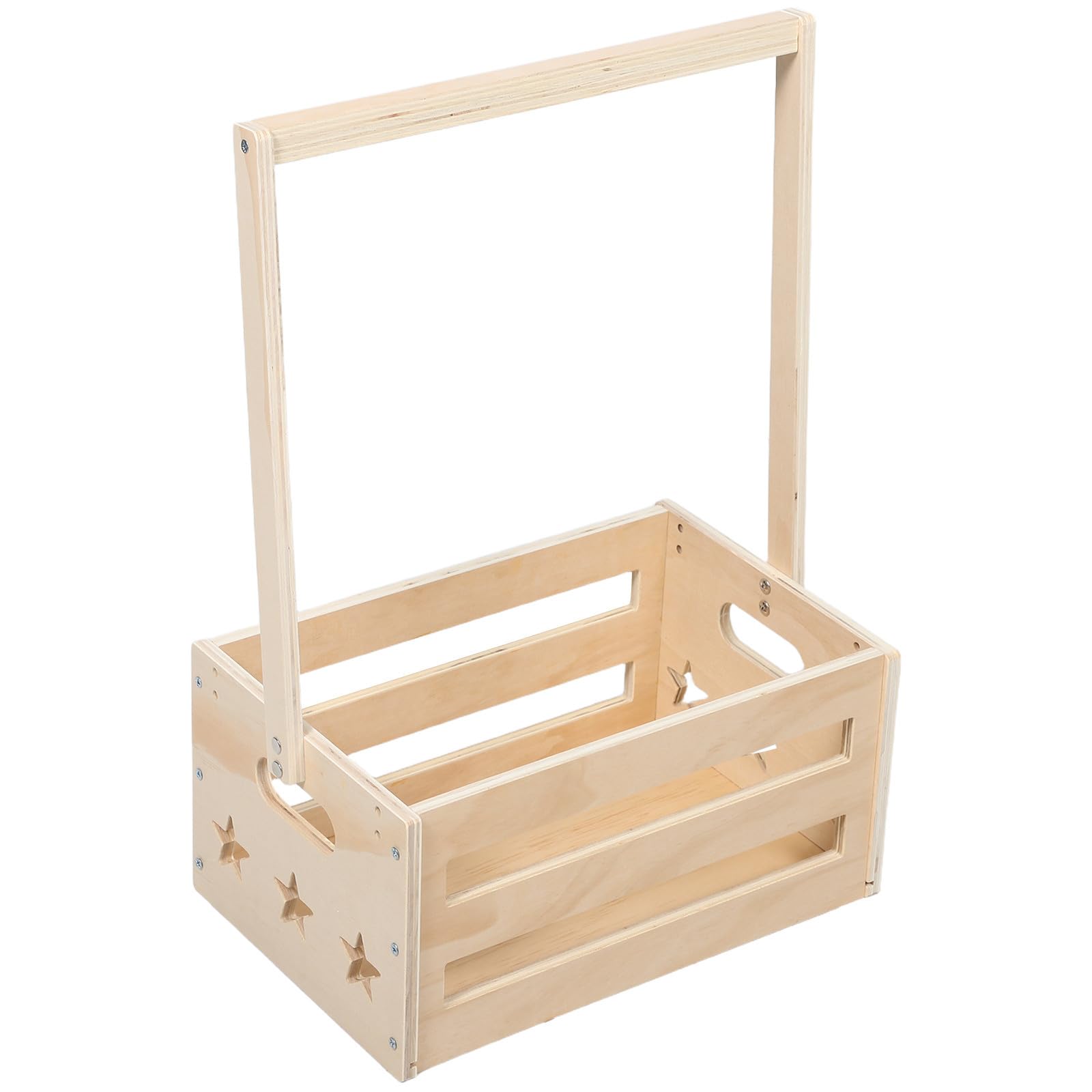 VILLCASE Caja de Almacenamiento Vintage de Madera para Ropa de Ñiño Recién Nacido con Diseño Decorativo y Acabado Clásico, Adecuado para Shower y Uso Diario