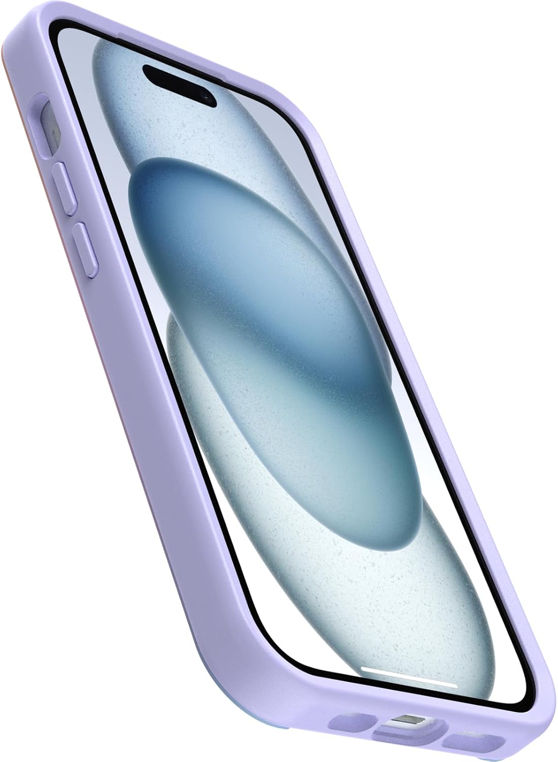 OtterBox iPhone 16e, 15, 14, & 13 Symmetry Series Case - Soft Sunset (Purple), Snaps to MagSafe, Ultra-Sleek, Raised Edges Protect Camera & Screen - Image 3