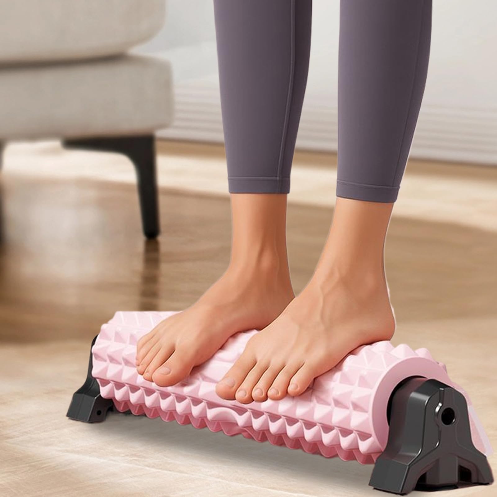 Rullo da Massaggio in Schiuma Massaggiatore E Stretcher Antiscivolo | Foam Roller Per Schiena Per Esercizio, Stretching, Allenamento, Sonno, Arricciatura Notturna, Gamba, Corpo, Muscolo,