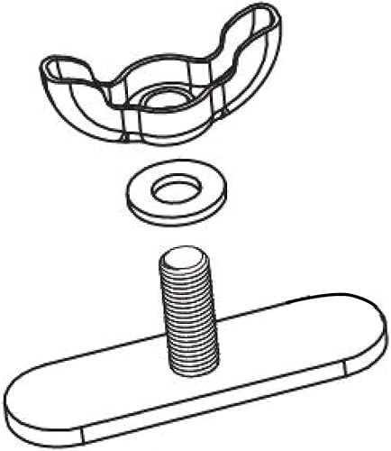 Ivation Pieza de repuesto de tuerca de ala para SKU-IVAPAC12BTU ASIN-B07RD7TSSH y SKU-IVAPAC14BTU ASIN-B07RG5SZ99