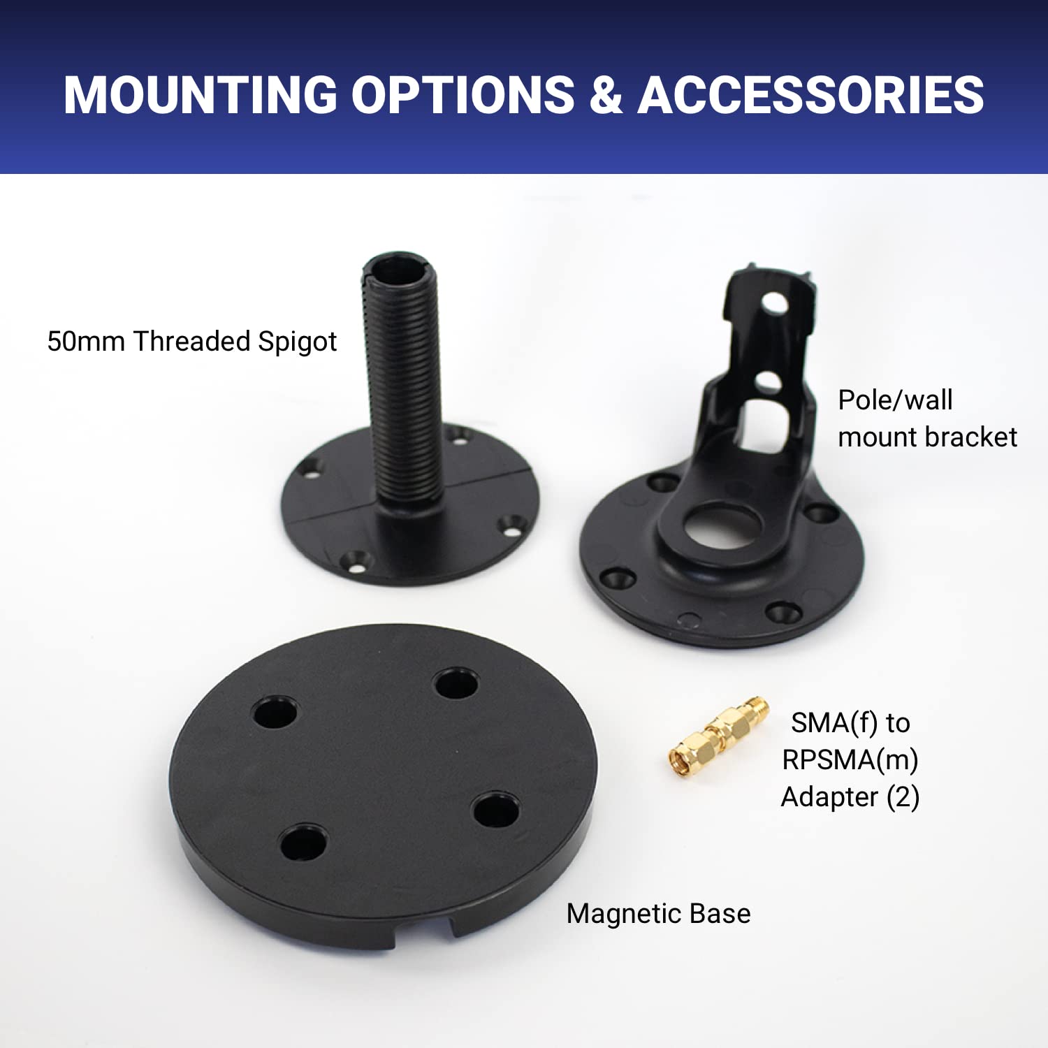 POYNTING Puck-4-3–IN–1 MIMO LTE/GPS/WI-FI Antenna (4.5 dBi)