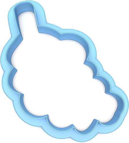 Sweet Prints Inc Rounded Leaf (outline) Cookie Cutter - Dishwasher Safe