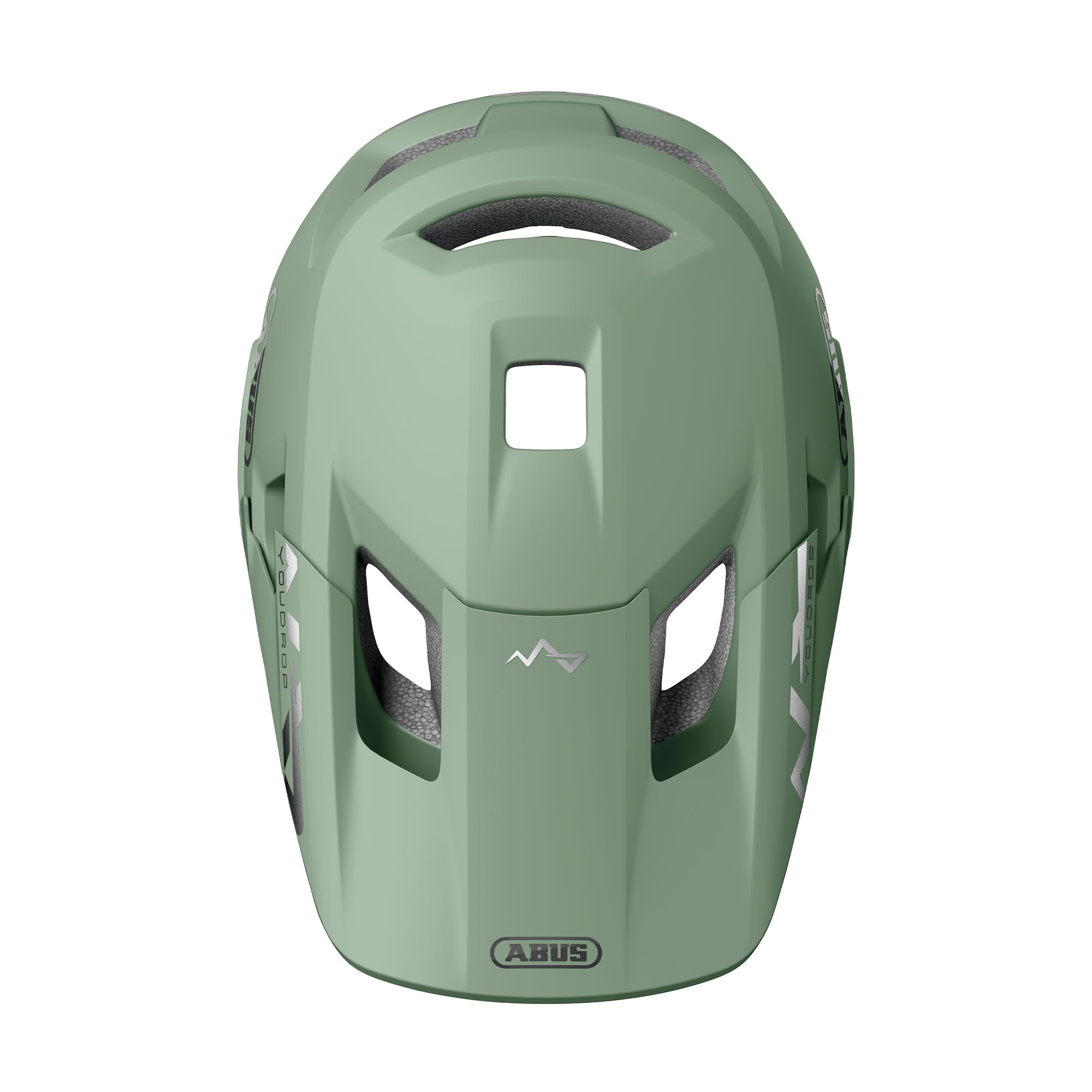ABUS Casco MTB YouDrop FF para Niños, Verde, Talla S