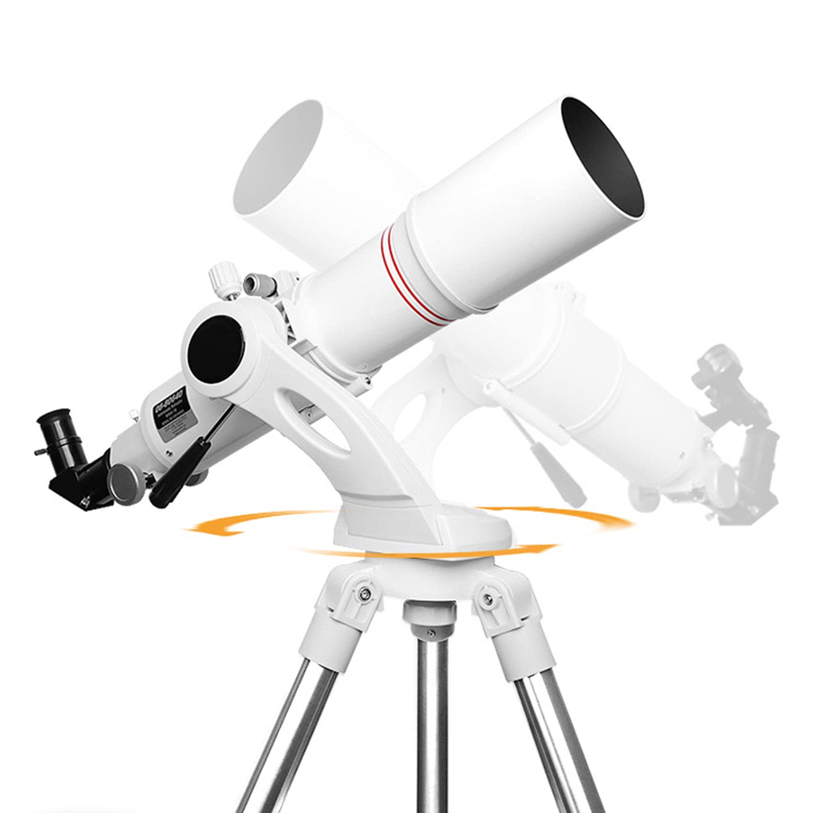 Teleskopy dla dzieci początkujących, 80 mm teleskop refrakcyjny astronomiczny ze statywem regulowanym, przenośny telesko