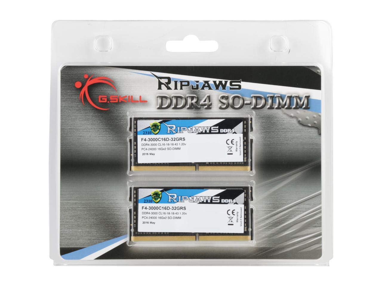 Amazon | G。Skill Ripjawsシリーズ32 GB (2 x 16 g) 260-pin ddr4 So