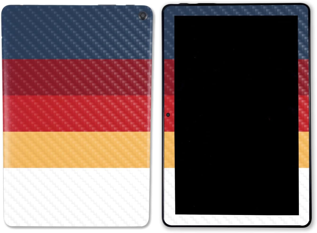 MightySkins Carbon Fiber Skin Compatible with Amazon Kindle Fire HD 10 (2023) - Wood Pastel | Protective, Durable Textured Carbon Fiber Finish | Easy to Apply & Change Styles | Made in The USA