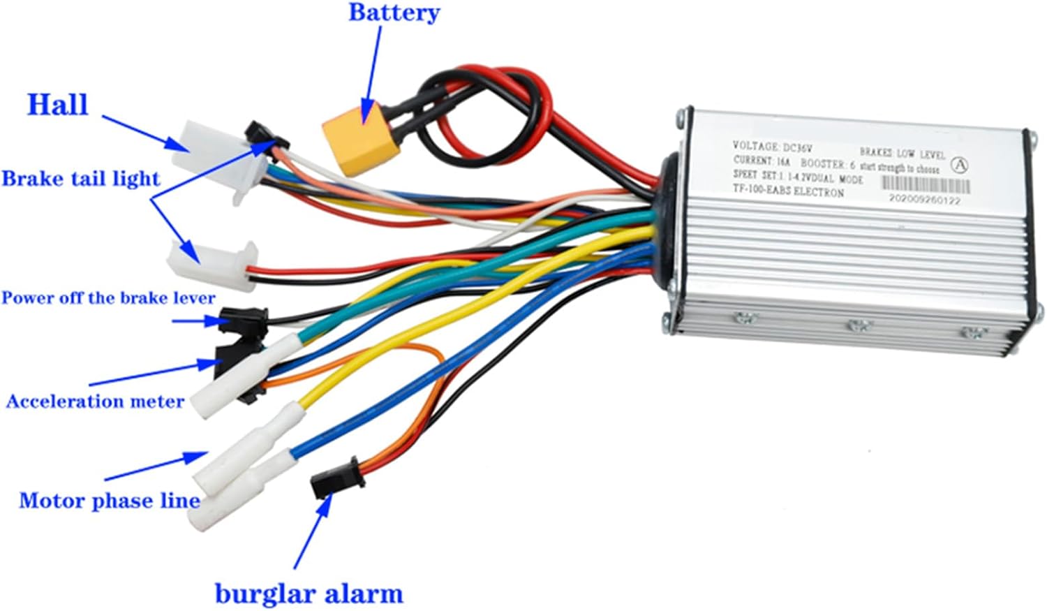 XBERSTAR 48V Brushless Motor Controller for KUGOO M4/M4 Pro Electric Scooter Motor Controller Accessories
