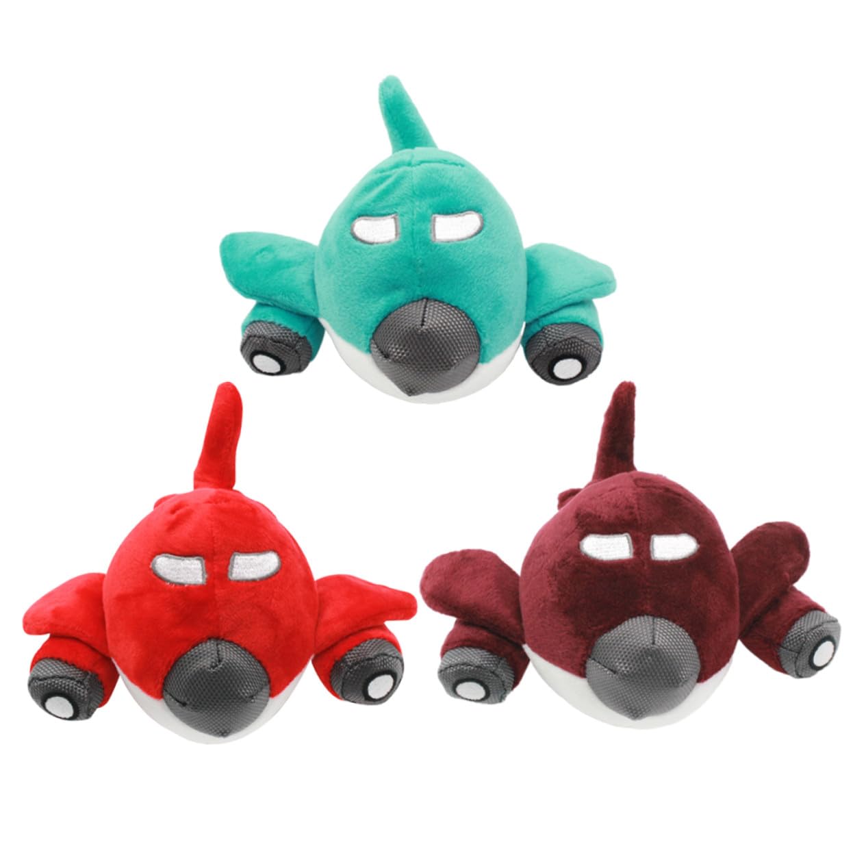 Jouet pour chien siffleur résistant morsures chiot x3