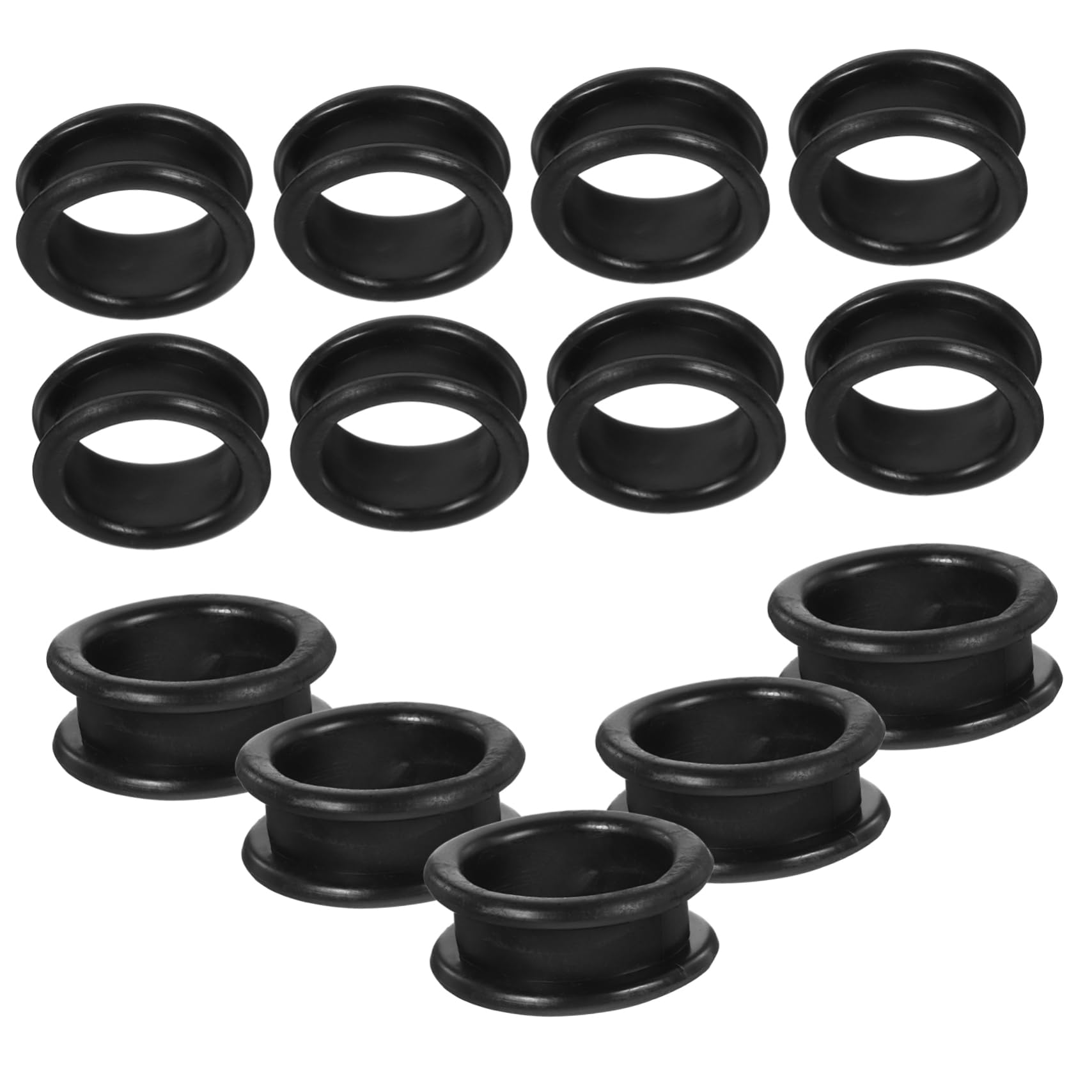 Mikinona Scissors Finger Protectors 20pcs Silicone Rings Comfortable Non-slip for Hairdressers Pet