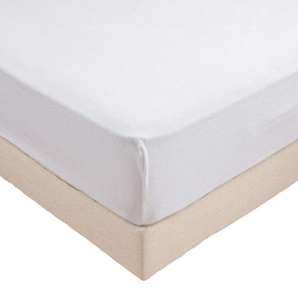 Protège-matelas molleton 100% coton 200g/m² avec grands bonnets pour lit douillet