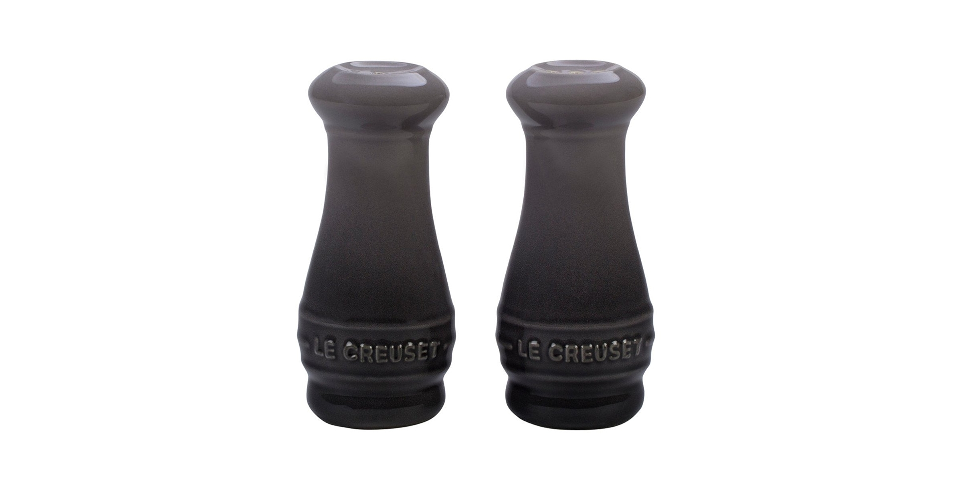 Amazon.com: Le Creuset Stoneware Salt & Pepper Shakers Set