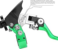 Vista 3 de PRO CAKEN 7/8" 22mm Manillar universal de aluminio para motocicleta, 360°, aleación plegable, manillar de embrague para motocicleta, bicicleta