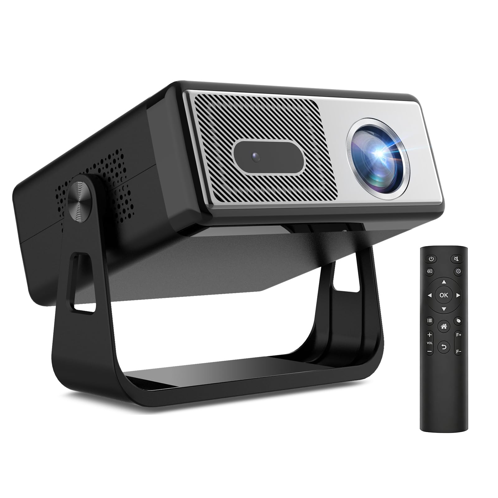 Photo 1 of Smart Projector with Wifi and Bluetooth,Streaming Experience Built-in, Native 1080P FHD, 4k Support, 2*8W Speakers,AI Auto Focus & Keystone,Home Movie Portable Outdoor Mini Projector