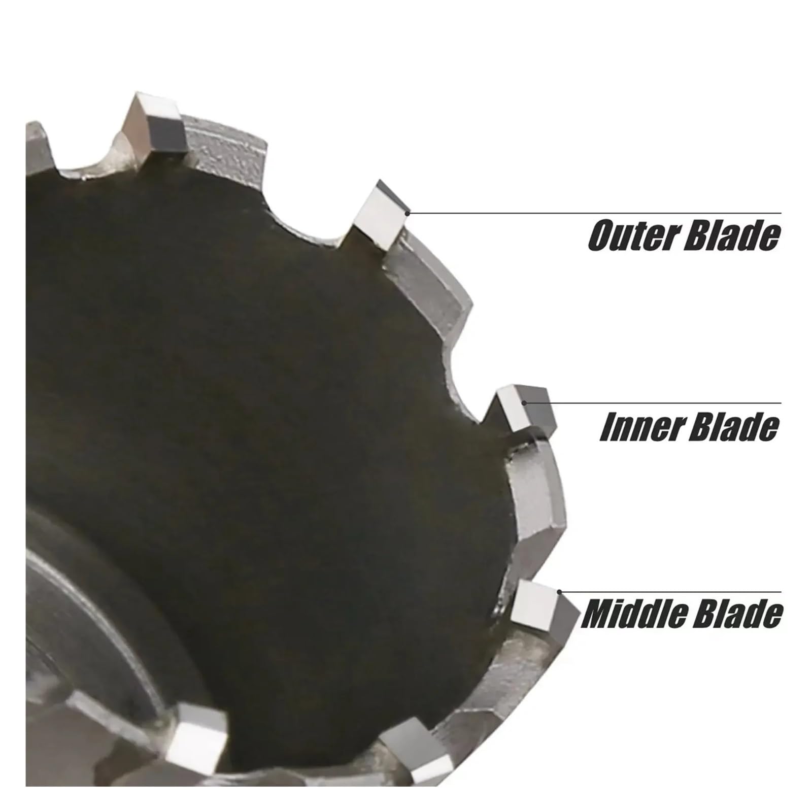Kit De 6 Sierras De Corona De Carburo TCT Con 2 Brocas For Metales Duros Como Acero Inoxidable, Cobre, Hierro Y Aleación De Aluminio.