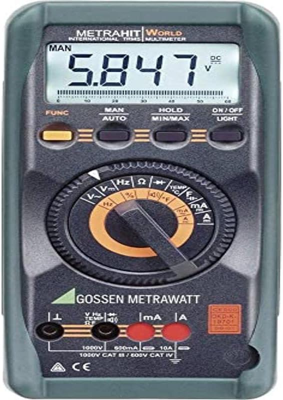 METRAHIT WORLD Handheld Multimeter Calibrated (DAkkS Accredited Laboratory) Digital CAT