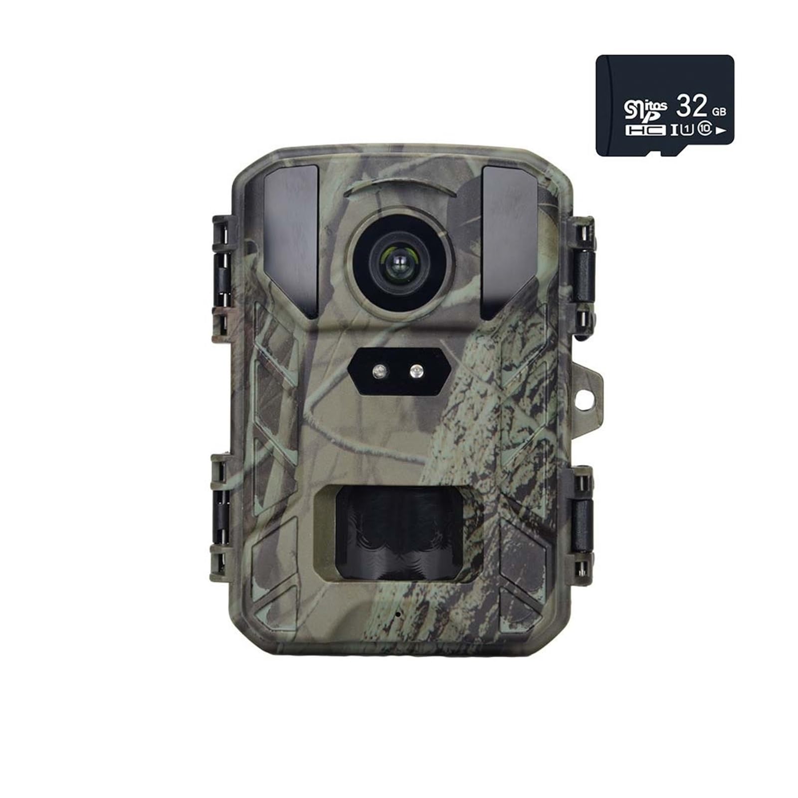 Kamera Obserwacji Dzikiej Przyrody 4K MiNi800 Mini Kamera Myśliwska Na Dziką Przyrodę 50MP Keep Way Obserwacyjna Wodoodporna HD Night Vision Fotopułapka Podczerwień Z Samochodem 256GB(With 32GB card)