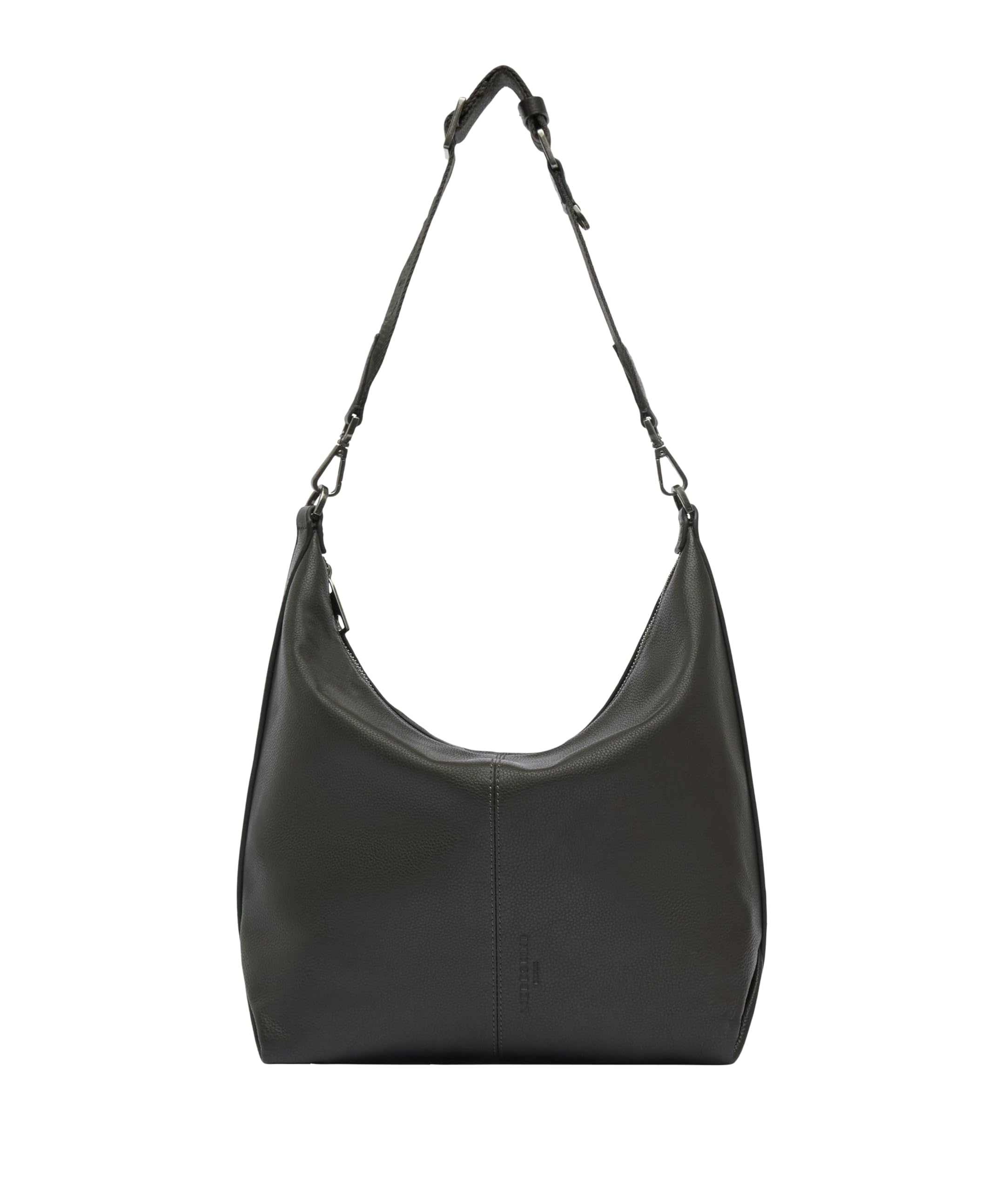LIEBESKIND BERLIN Leather shoulder bag Hobo Bag Deep Soil dark brown