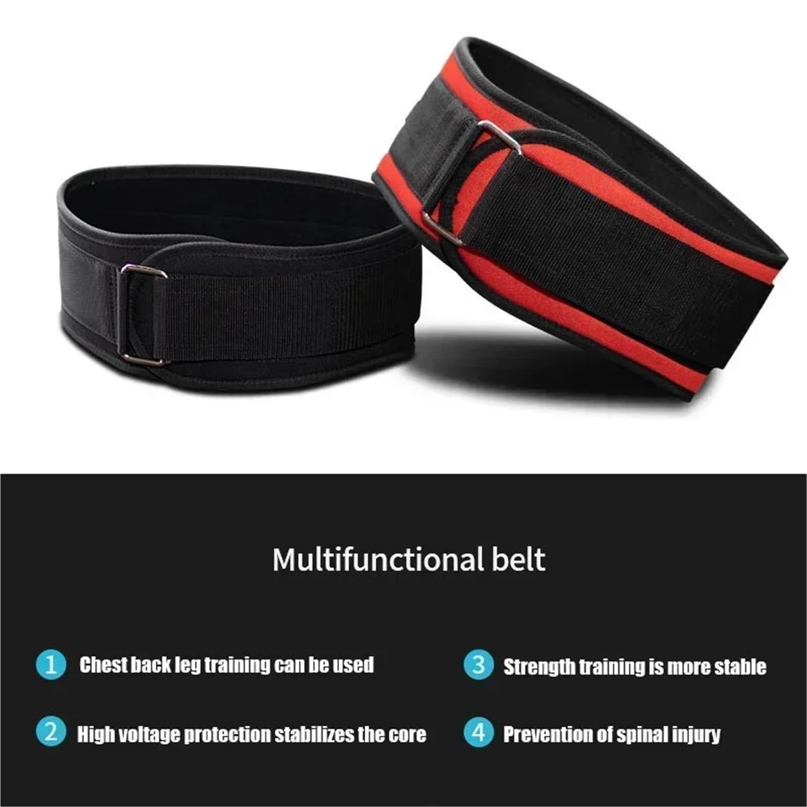 Cintura di supporto lombare for allenamento squat for sollevamento pesi for powerlifting sportiva Per Fitness