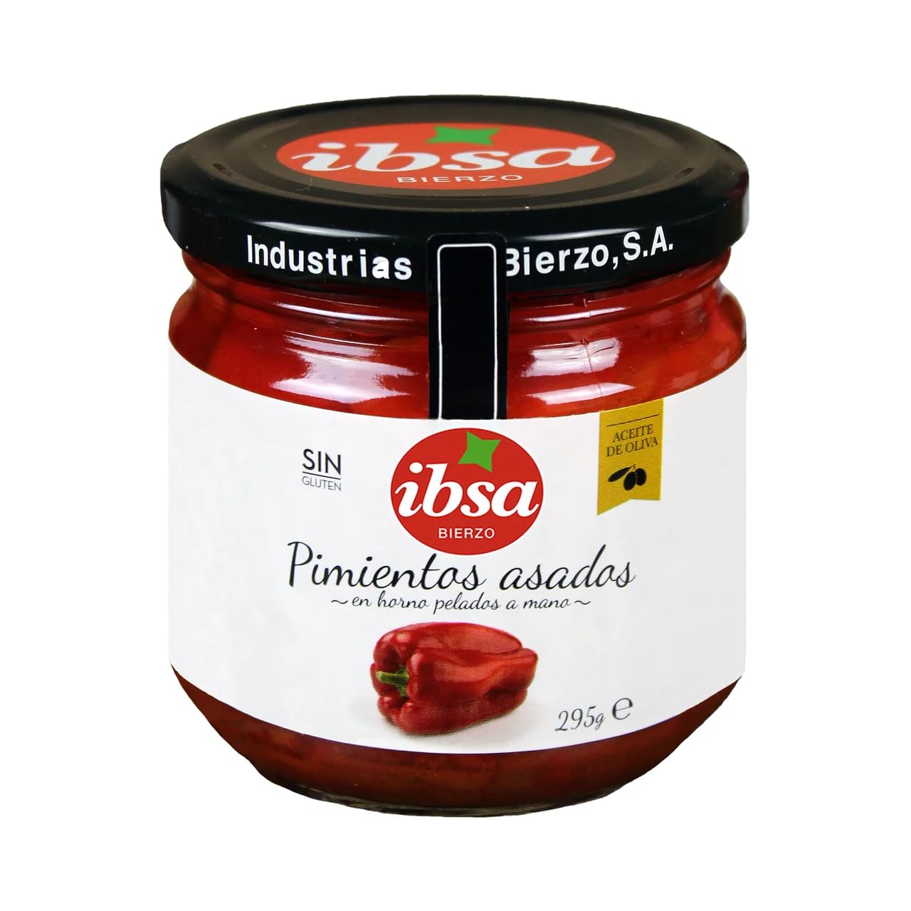 IBSA Im Ofen geröstete Paprika 295 g Glas 3er Pack