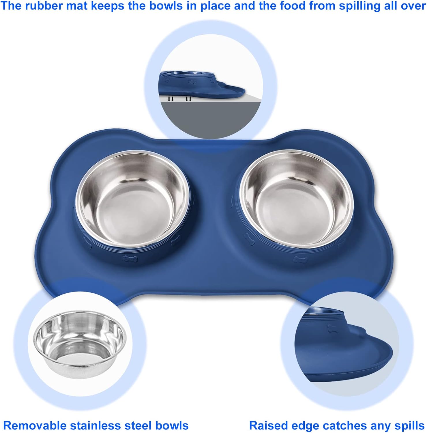 Elevate Mealtime: AsFrost Non-Slip Stainless Steel Dog Food & Water Bowl Set Review