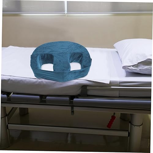 Miniatura 5 de OUNONA Cojín de asistencia para ancianos para pacientes postrados en cama, almohada ergonómica de apoyo giratorio, duradero, lavable a máquina