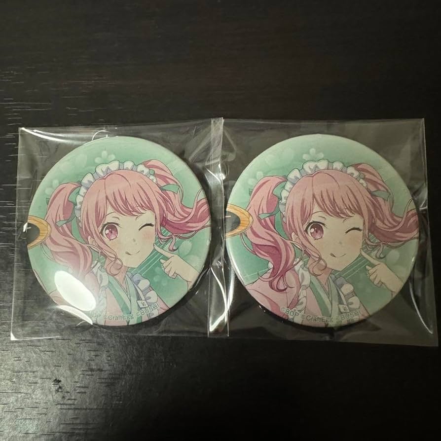 バンドリ 缶バッジ 丸山彩 スイパラ コラボ