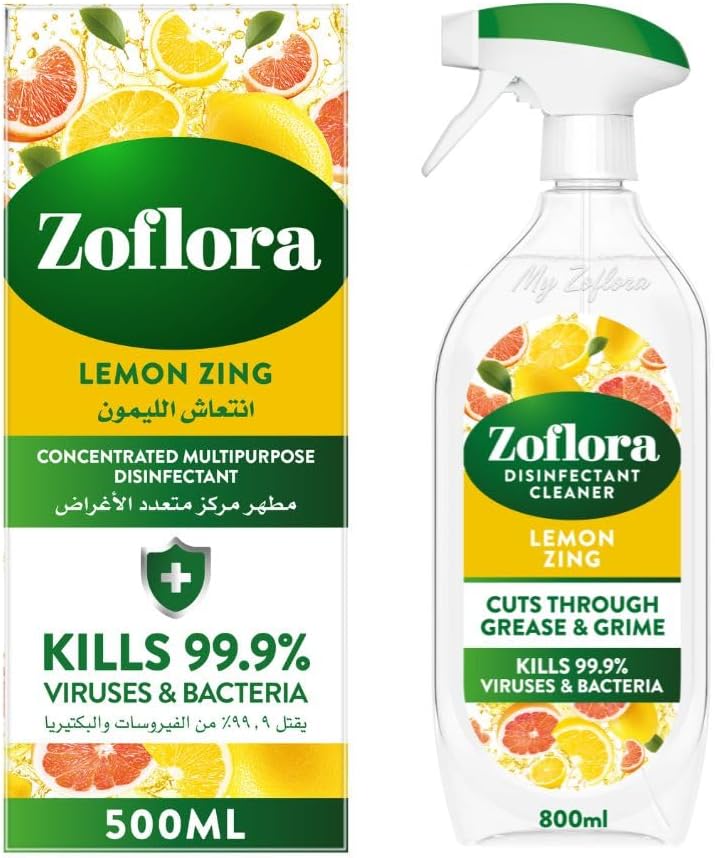 Lemon Zing 500ml + Zoflora Lemon Zing Trigger 800ml