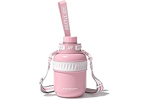 Reusable 32 oz Stainless Steel Bottle, Ultimate Hydration with Bottle Joy