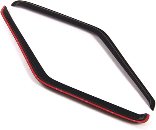 Miniatura 2 de Tuningpros Visera de ventana compatible con Ford Explorer Sport Trac 2007-2011, DGWV2-158 Deflector de montaje exterior, protector de lluvia de humo