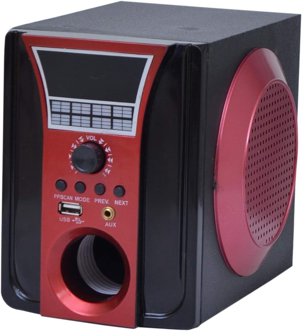 Palco Multimedia Speaker (950) (Black and Red) with Bluetooth