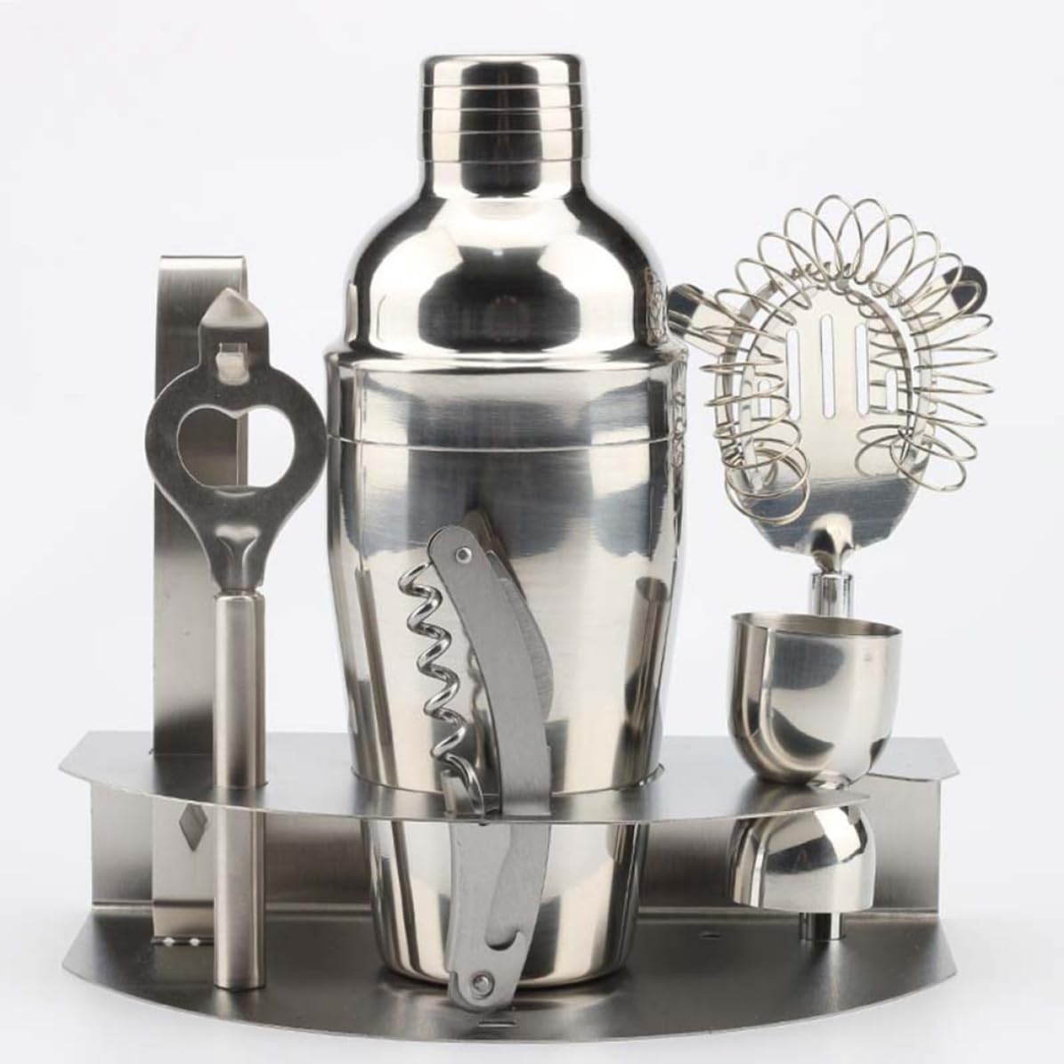 12 Pièces Ensemble D’Outils de Barman en Acier Inoxydable 550 ML