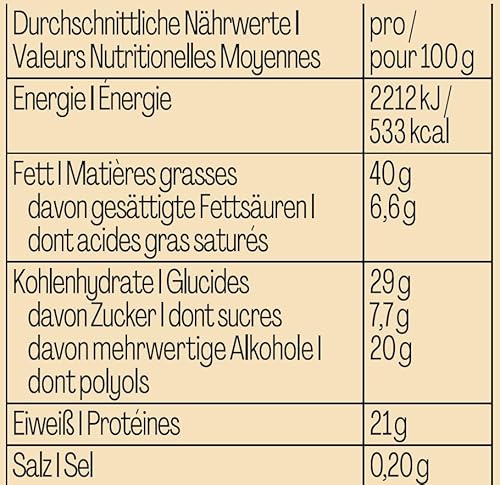 MaxiNutrition Protein Cream Haselnuss-Nougat 200g im Glas, Schokoladenaufstrich mit 21% Protein- und 24% Haselnussanteil, mit nur 7,7 Gramm Zucker (80% weniger als herkömmliche Streichcremes)