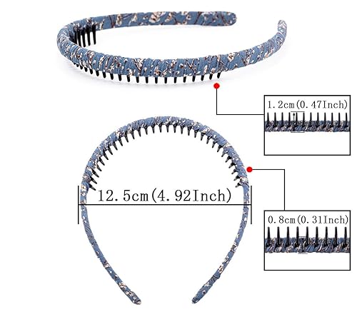 Miniatura 3 de Beauty hair - Juego de 4 piezas de accesorios para el cabello (azul, 4 unidades)