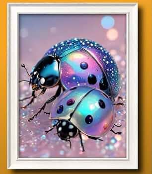 シクラメンにてんとうむしlithograph 美品 エガーマン・てんとう虫：お顔がついた小さなてんとう虫 | krtek