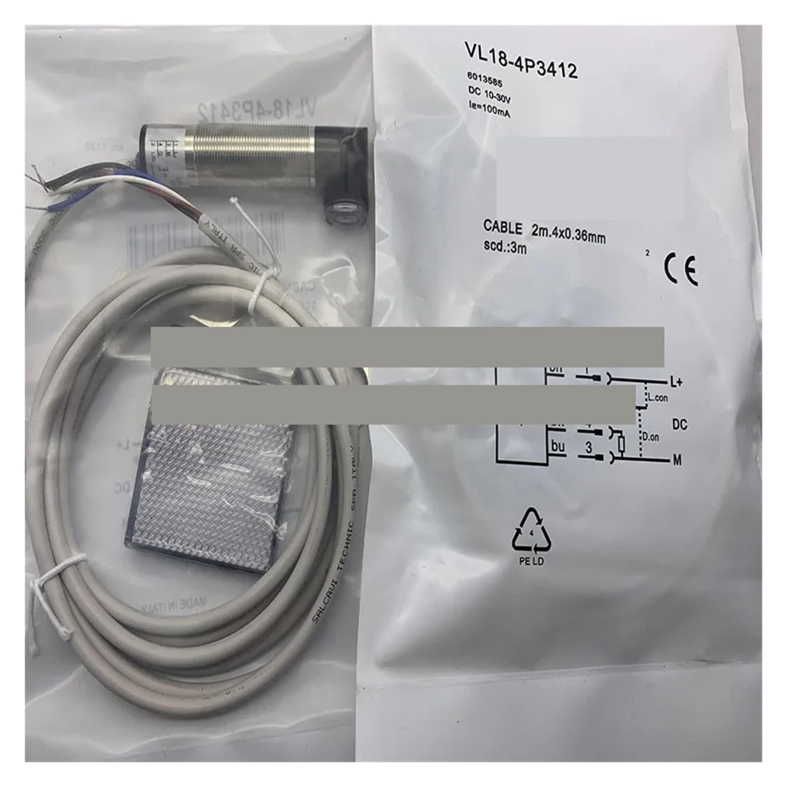CXFCIHFT VL18-3P3612 VL18-3N3612 VL18-4N3412 VL18-4P3412 VL18-3P3912 VL18-3N3912 proximity switch sensor(VL18-4N3412)